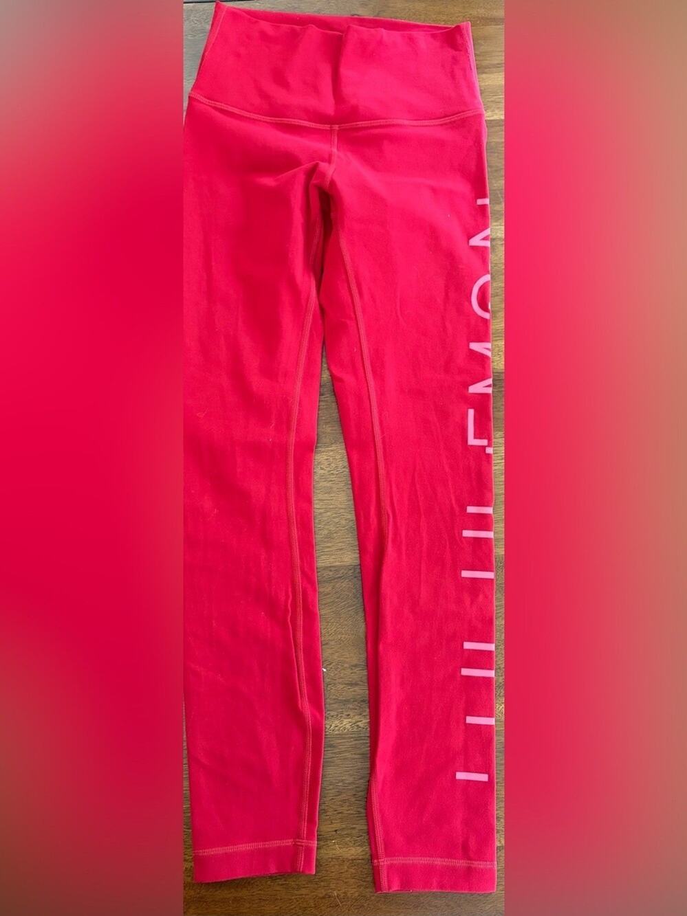 NWOT Lululemon Wunder Under High-Rise Tight 25" Lunar New Year Red Size 4